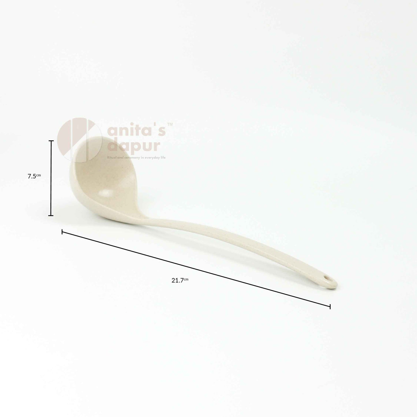 Wheat Straw Pot & Ladle (Beige & Pink)