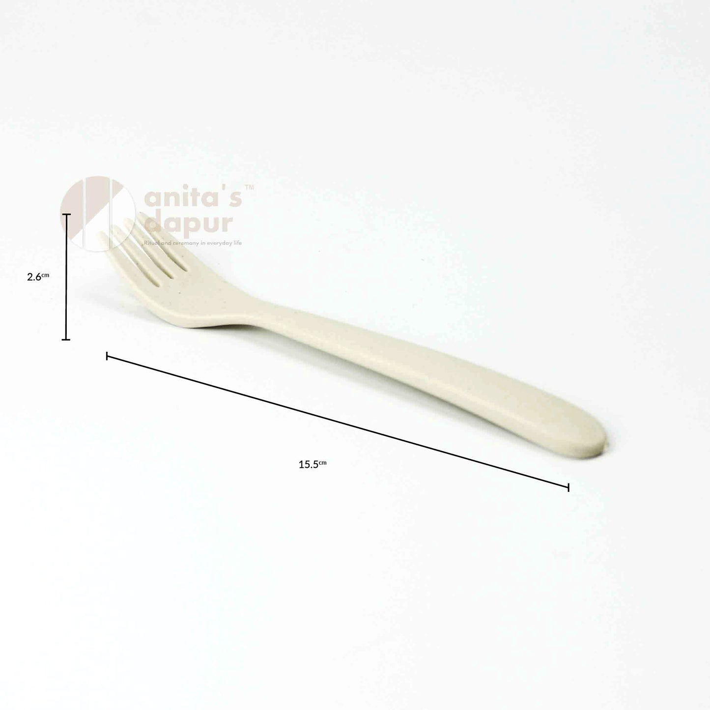 Wheat Straw Spoon/Fork/Chopstick (Beige & Pink)
