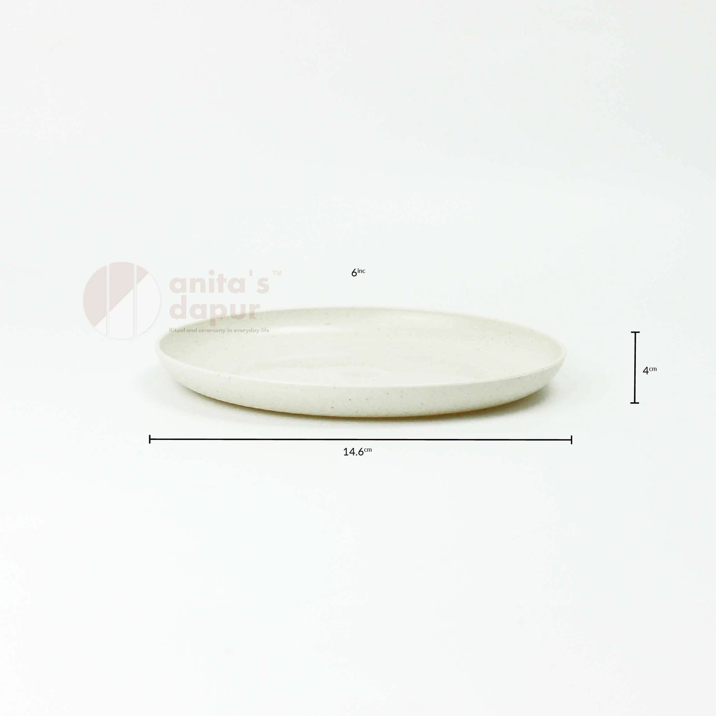 Wheat Straw Plate Beige (3inch , 6inch , 8inch , 10inch , 11.6inch)