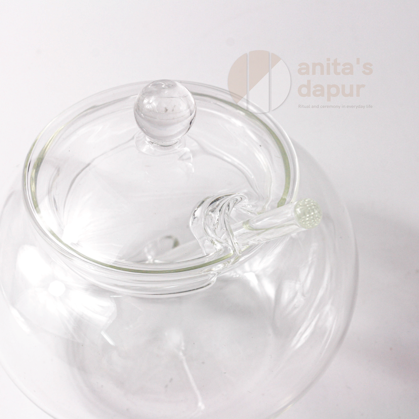Round Transparent Condiment Jar