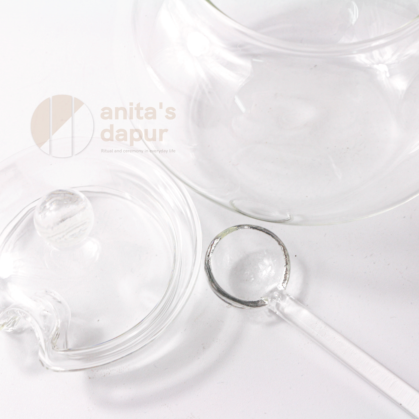 Round Transparent Condiment Jar