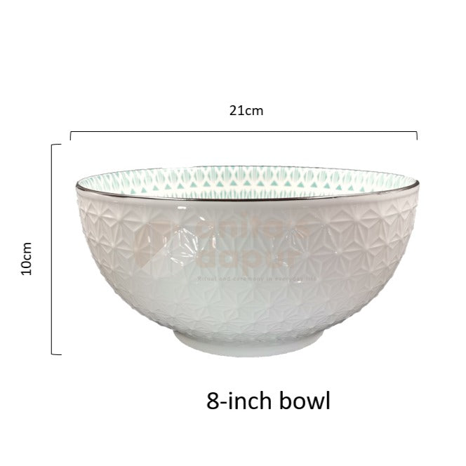 Pink Flower Bowls (6inch and 8inch)
