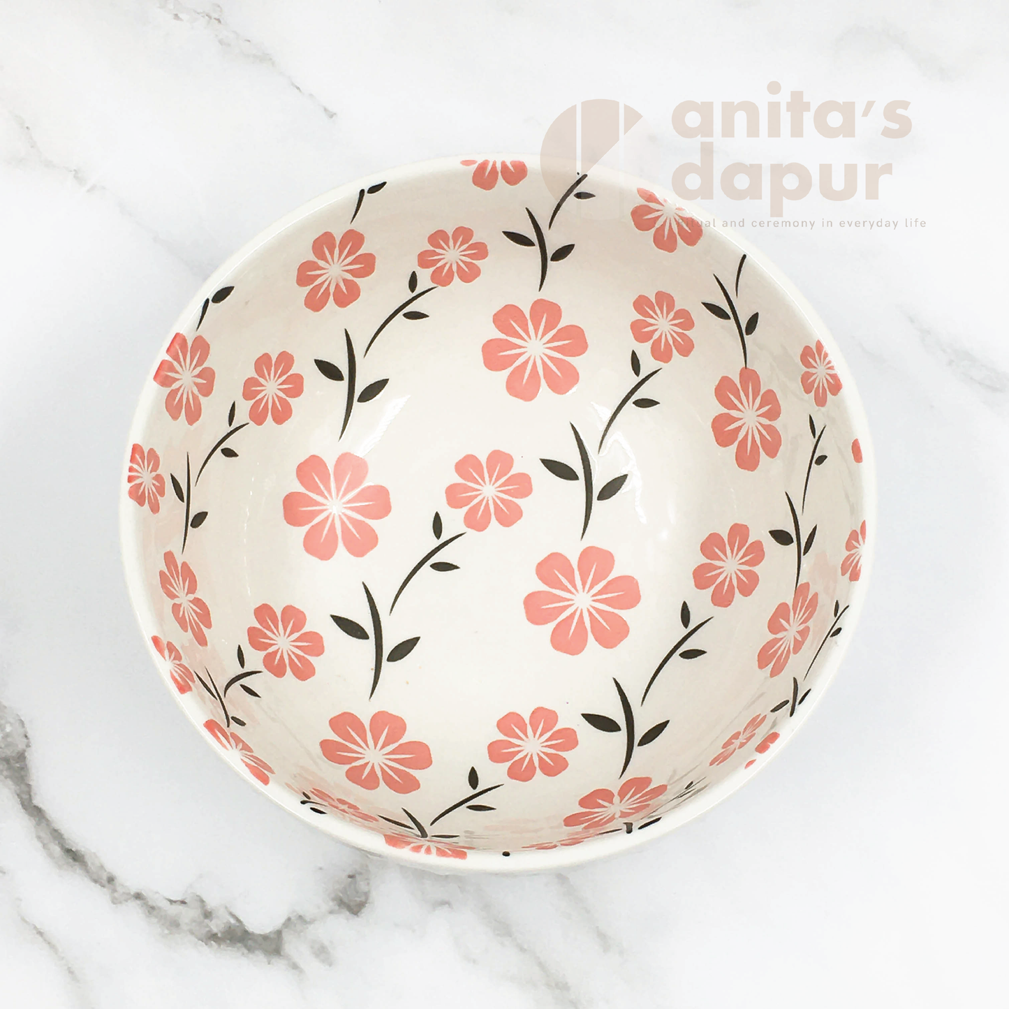 White Sakura Bowls (5inch , 6inch and 8inch)