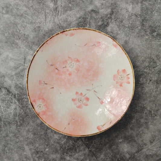 Pink Sakura Plate (7 inch and 8 inch)