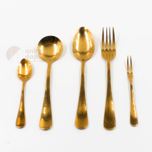 Dinner Spoon & Fork Gold