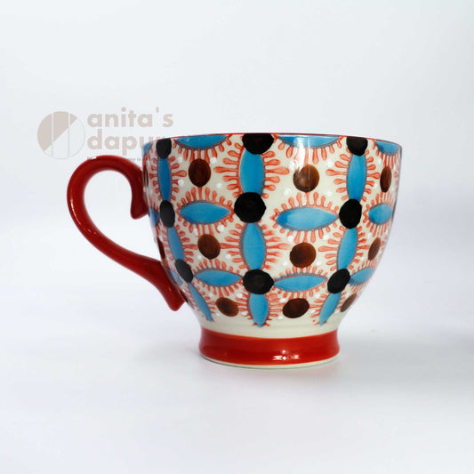 Blue Berry Copper Coin Coffee Cup