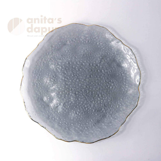 Smoky Grey Salad Plate (10 inch)