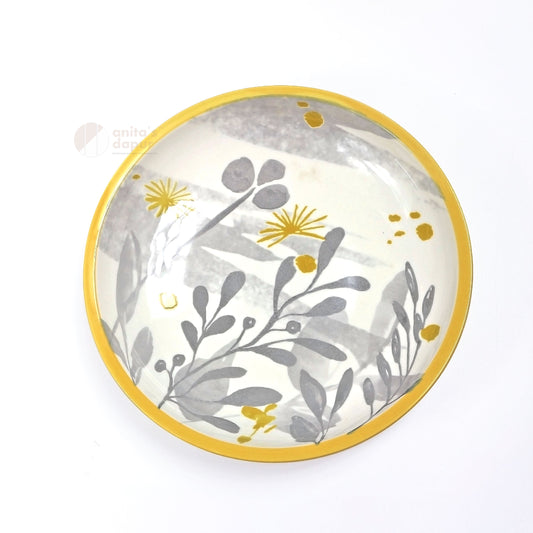 Pastoral Yellow Leaf Plate (8.5 inch , 10.5 inch , 11 inch)