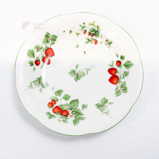 Vintage Strawberry Plate (8inch, 8.5inch , 10inch)