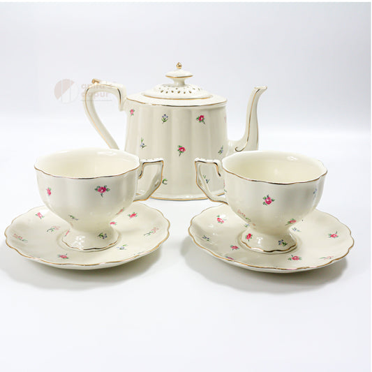 English Floral Cup Set