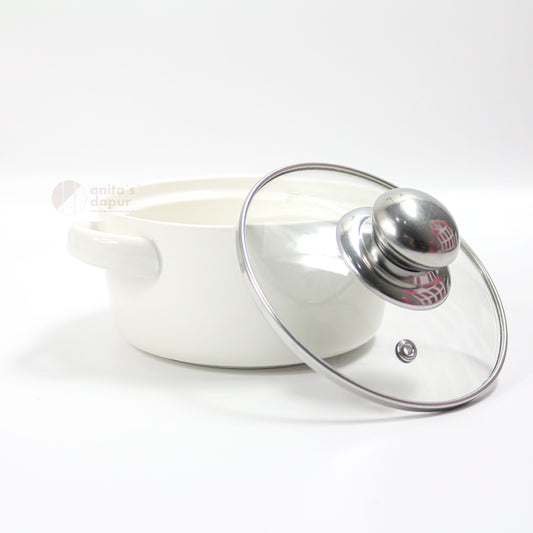 White Food Keeping Pot