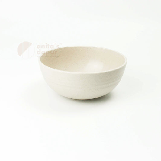 Wheat Straw Bowl Beige & Pink (5 inch)