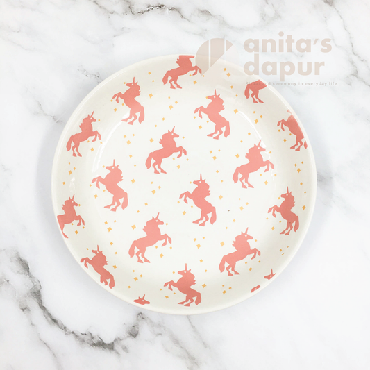 Unicorn Plate (8inch)